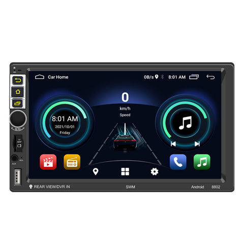 Car stereo manufacturer double din android car radio wireless carplay universal 7 inch HD screen support android auto
