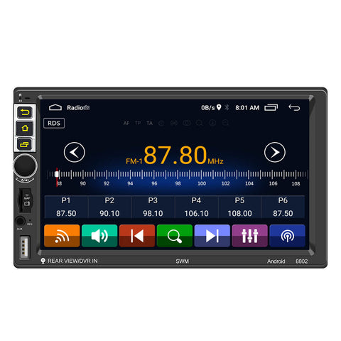 Car radio manufacturer car stereo with wireless apple carplay and android auto universal double din android car stereo support bluetooth 5.0 wifi navigation GPS 7 inch touch screen aux usb camera input