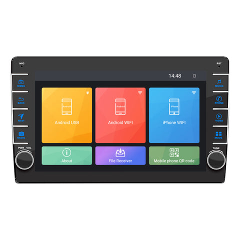 car stereo car radio optional wireless carplay android GPS navigation system universal 9 inch HD screen